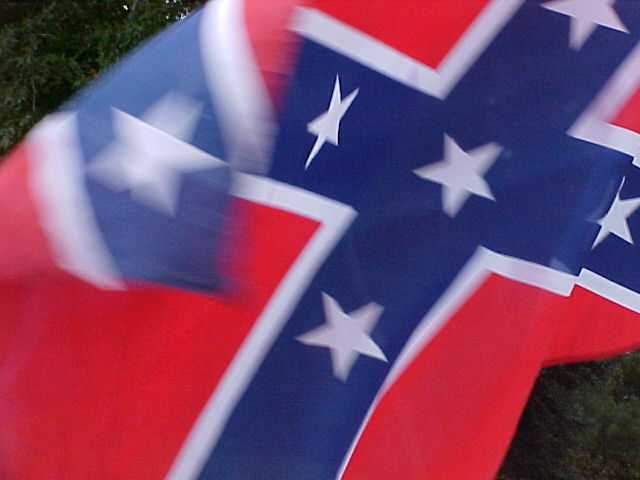 Southern Flag flown 10/10/03 at Dupont 7 vigil
