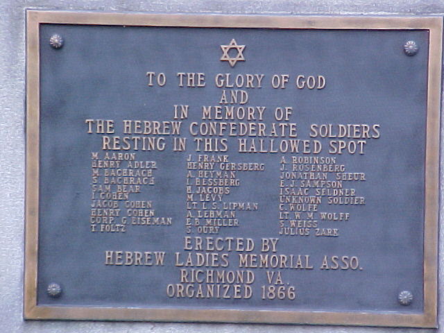 Hebrew plaque