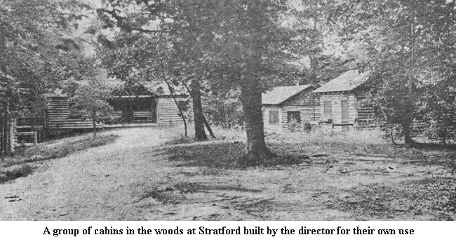 Cabins at Stratford Hall